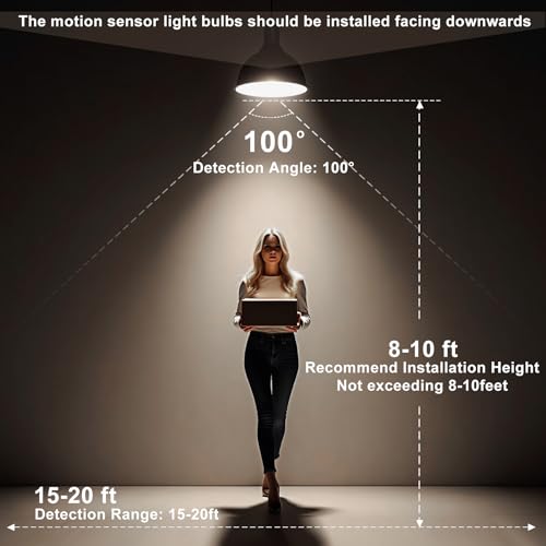Motion Sensor Light Bulbs (3 Count)