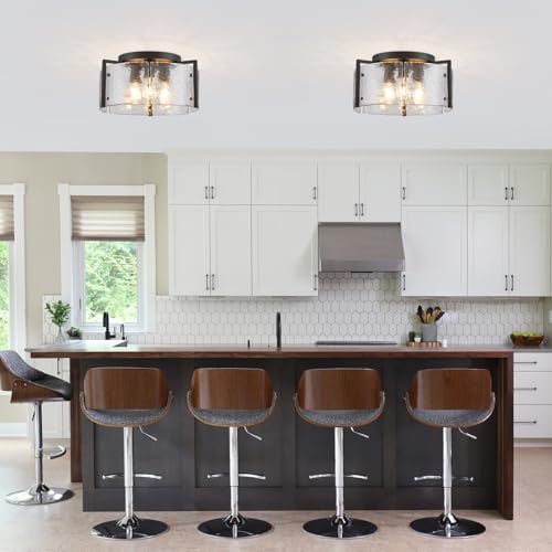 14.2“ Semi Flush Mount Ceiling Light Fixture