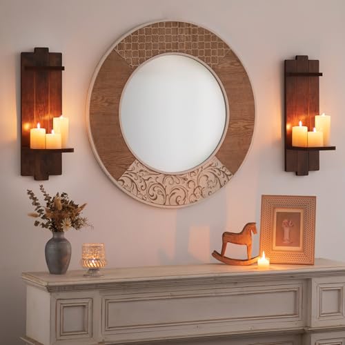 Large Wall Candle Sconces Set of 2 (2 Count)