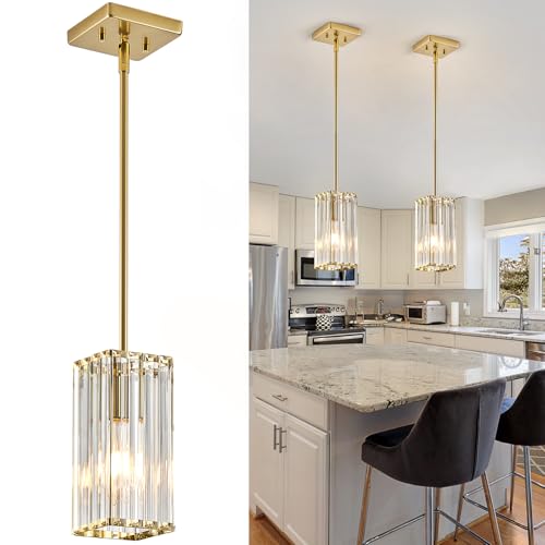 Modern Crystal Pendant Lights Kitchen Island