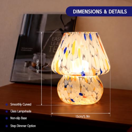 Table Lamp Mushroom lamp Blue