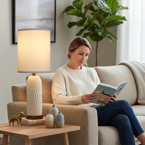 White Tall Lamp Shades Set of 2 (2 Count)