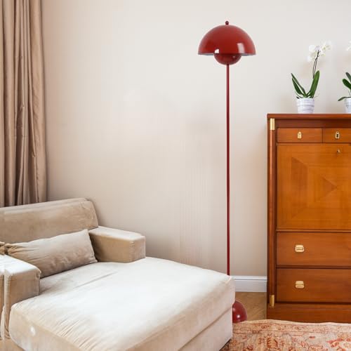 Mid Century Modern Metal Bud Floor Lamp for Home and Office