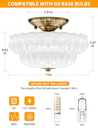 Semi Flush Mount Ceiling Light