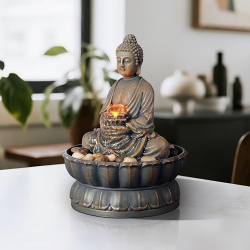 Tabletop Water Fountain with Buddha