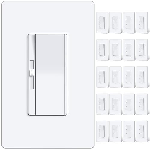 20 Pack Dimmer Light Switch (20 Count)
