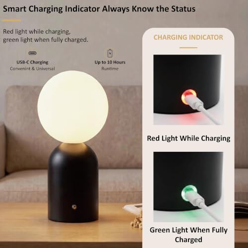 10.8” Cordless Rechargeable LED Table Lamp