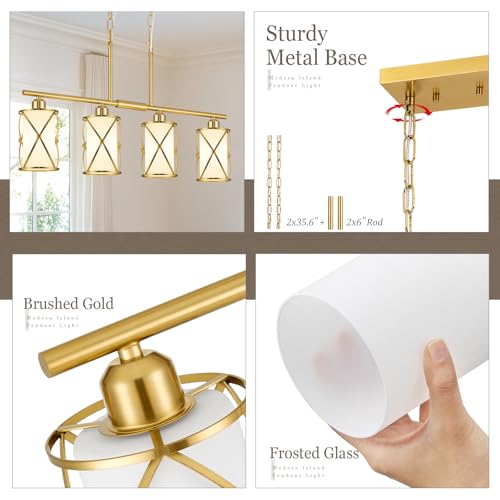 4 Light Kitchen Island Lighting