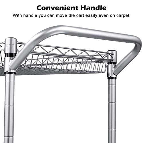 990Lbs Capacity Heavy Duty Rolling Utility Cart