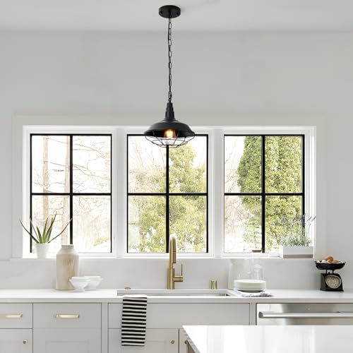 Black Pendant Light Kitchen Island 3 Pack (3 Count)