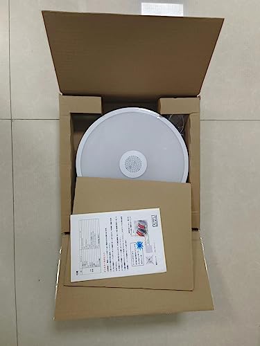 Bathroom LED Music Ceiling Light Fixture with Bluetooth Speaker