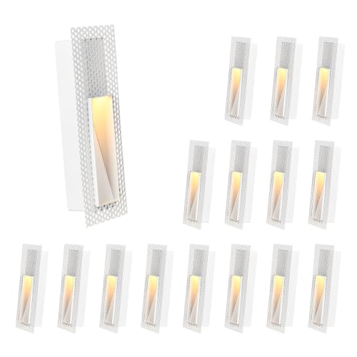 16 Pack 2W LED Recessed Step Lights (16 Count)
