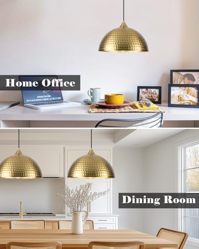 Gold Pendant Lights Kitchen Island 2 Pack (2 Count)