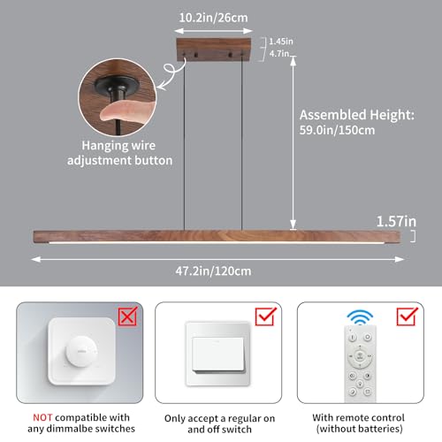Modern Wooden Pendant Light