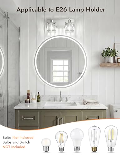 Chrome Bathroom Light Fixtures