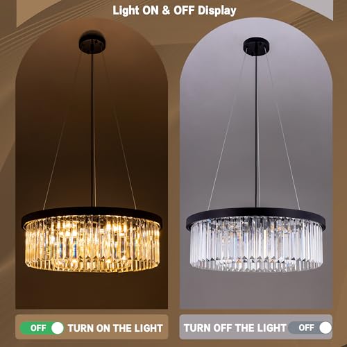 Crystal Chandelier for Dining Room Modern Ceiling Lighting Fixture