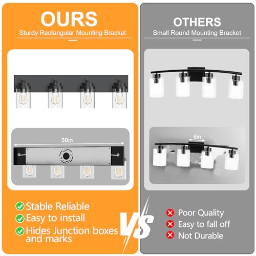 Bathroom Vanity Light Fixture (4 Count)