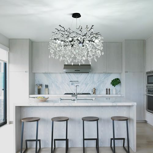 Modern Crystal Tree Branch Chandelier