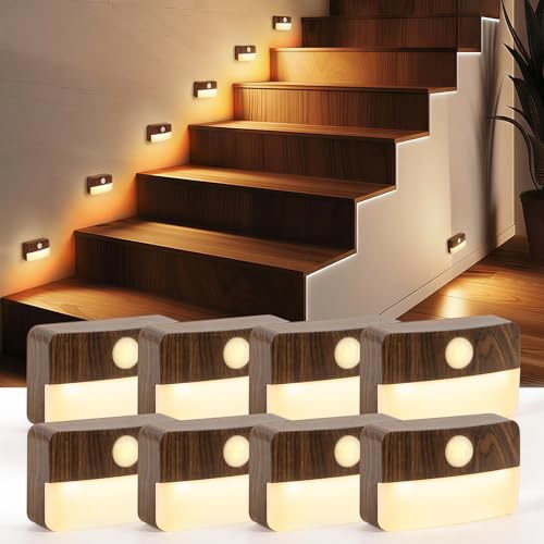 8 Pack Motion Sensor Stair Light for Indoor (8 Count)