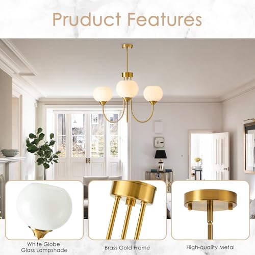 Mid Century Modern Globe Chandelier
