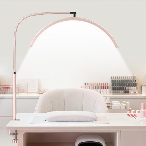 Professional Half Moon LED Desk Light for Nail Techs & Artists