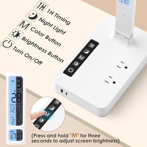 Desk Lamp with USB Charging Port