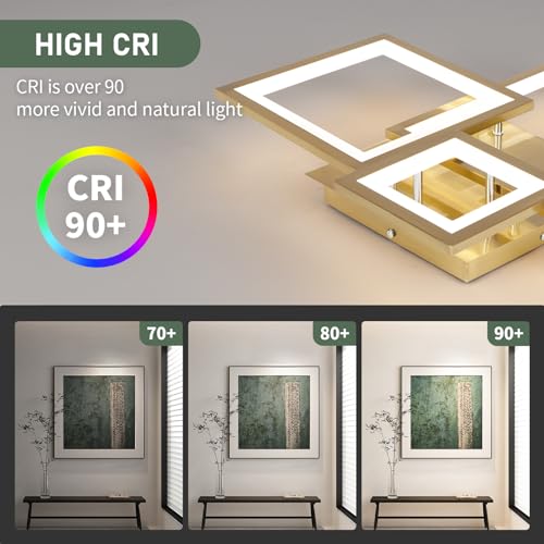 Modern Gold Led Ceiling Light 3
