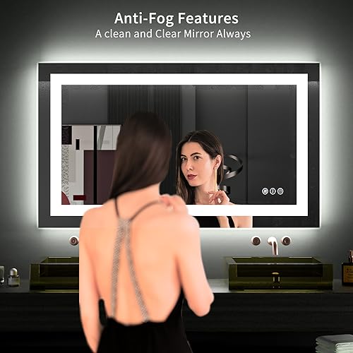 40"X24" LED Bathroom Mirror with Lights