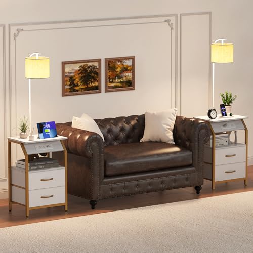 End Table with Floor Lamp