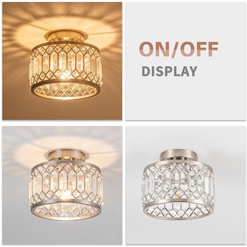 Crystal Ceiling Light Fixture