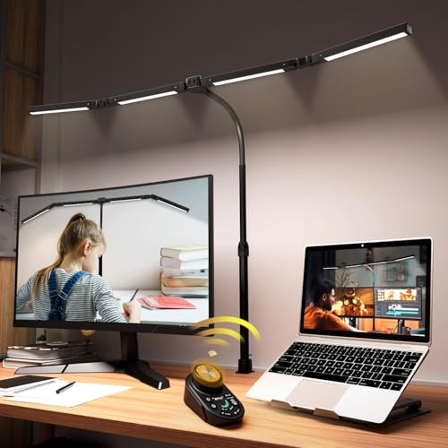Adjustable LED Desk Lamp with Clamp (4 Count)