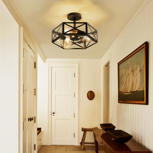 Semi Flush Mount Ceiling Light for Hallway Light Fixture