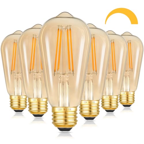 7W Dimmable LED Light Bulbs (6 Count)