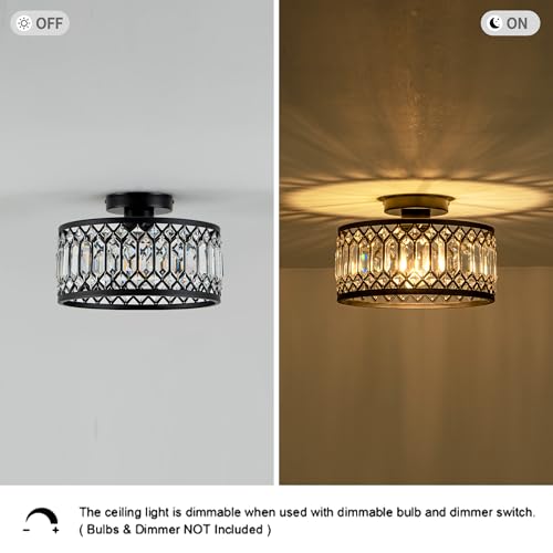 Crystal Ceiling Light Fixture