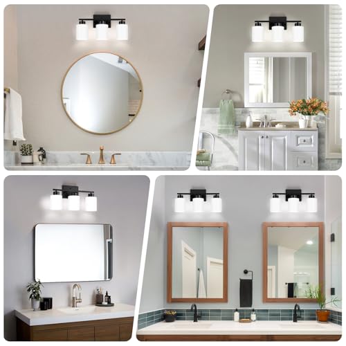 Black Bathroom Light Fixtures Vanity Lights Over Mirror