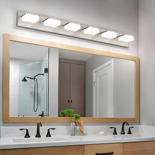 Brushed Nickel Vanity Lights for Bathroom 6