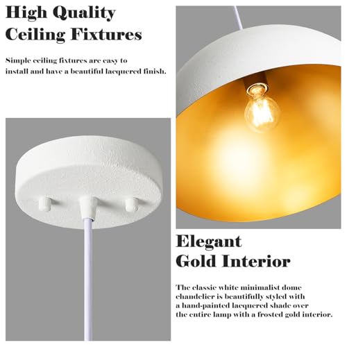 16" Large Dome Pendant Light (2 Count)