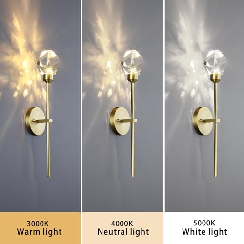 Indoor Crystal Wall Sconce