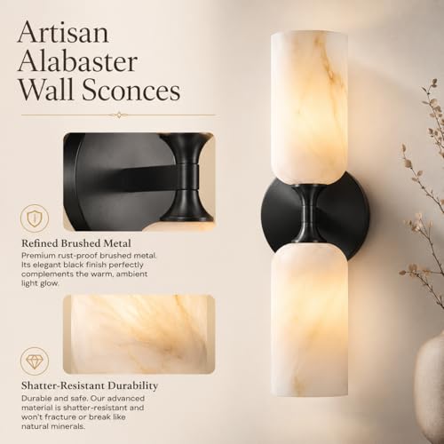 Artisan Alabaster Wall Sconces