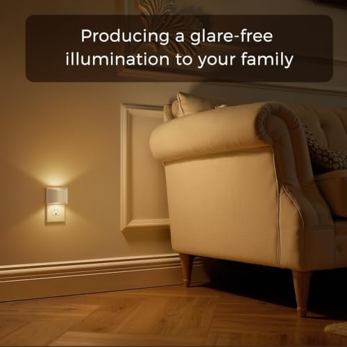 Night Lights Plug into Wall with 3CCT Adjustable (4 Count)