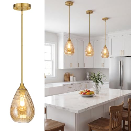 Glass Pendant Lights Kitchen Island