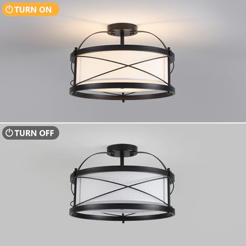 3 Light Flush Mount Ceiling Light