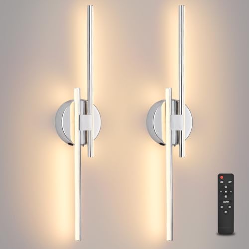 Rechargeable Battery Operated Wall Sconce Set Of Two (2 Count)