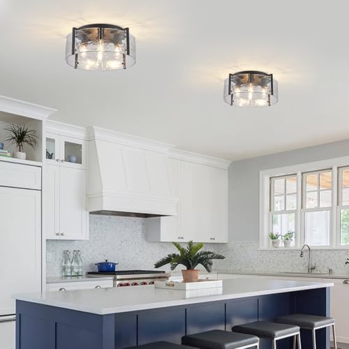 17.3“ Semi Flush Mount Ceiling Light Fixture