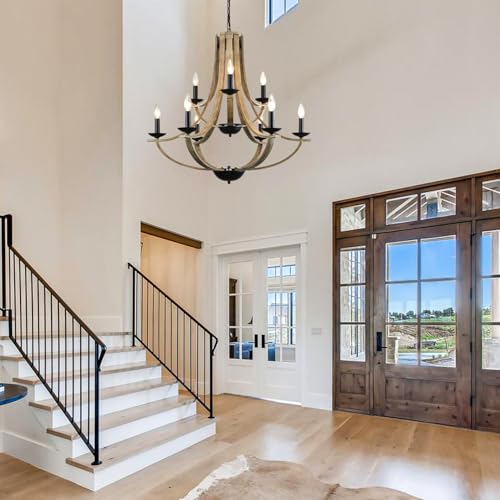 Farmhouse Chandeliers for Dining Room Light Fixture