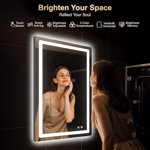 36x24 LED Bathroom Vanity Mirror with Lights
