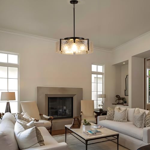Black Chandelier for Dining Room Light Fixture