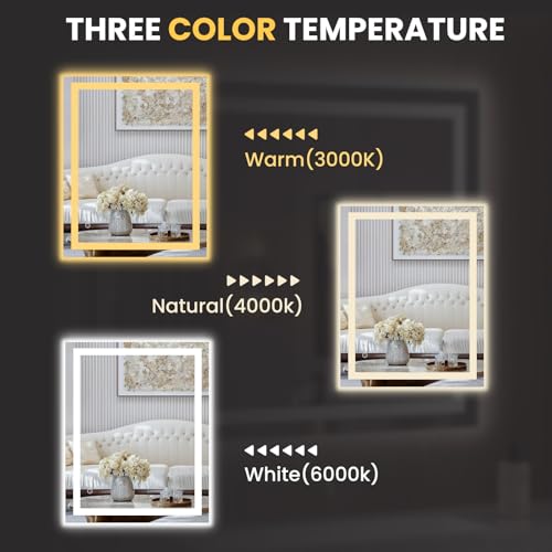 28"X36" LED Bathroom Mirror with Lights