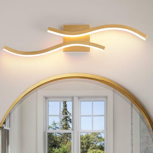 2 Packs Gold Bathroom Vanity Light Fixture