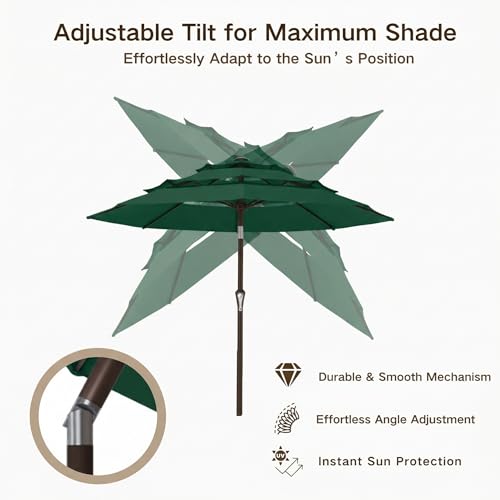10ft 3 Tier Patio Umbrella